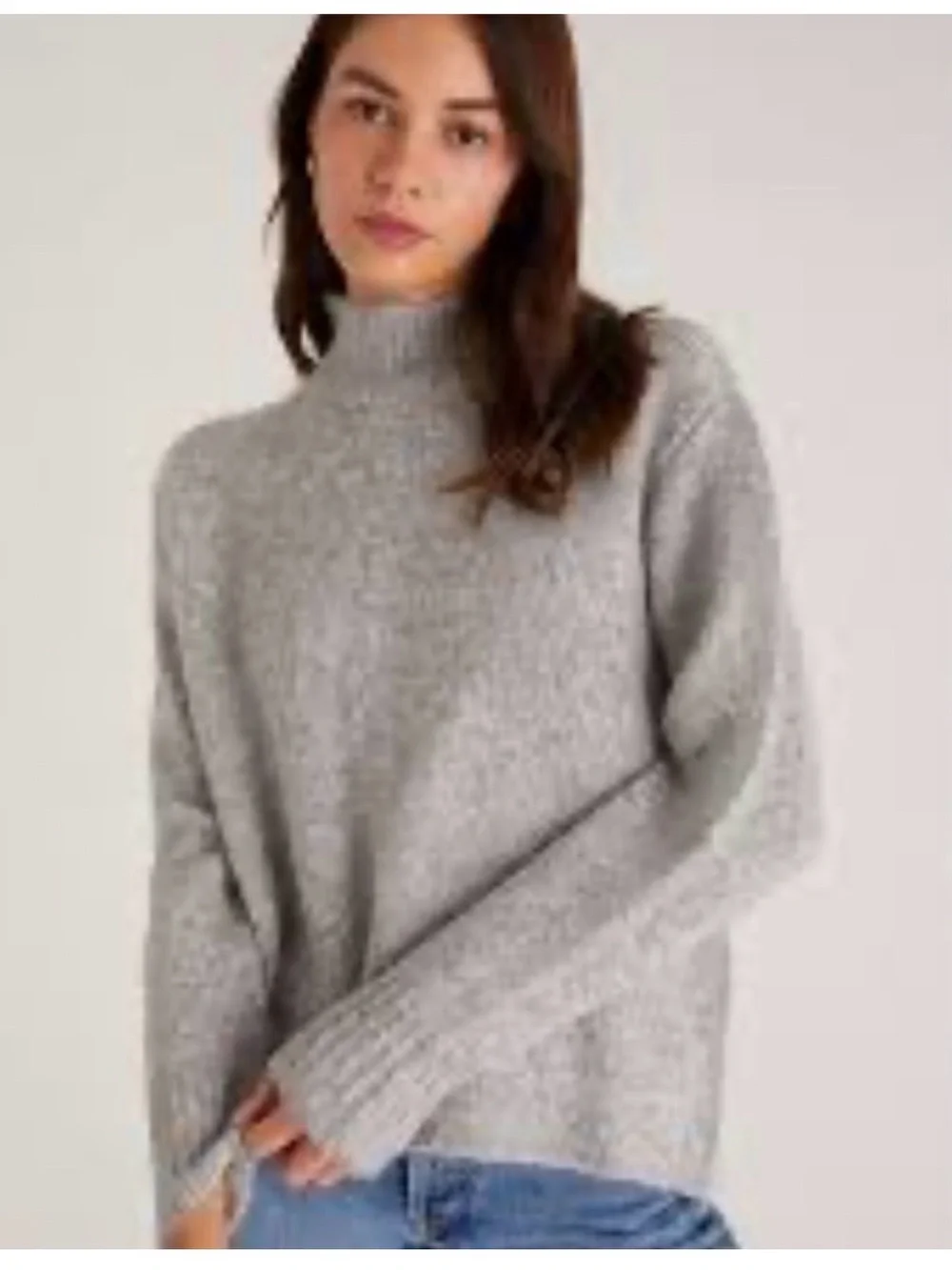 Z Supply Classic Grey Turtleneck Sweater - Women's